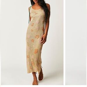Free People Tach Natalka Hand Embroidered dress